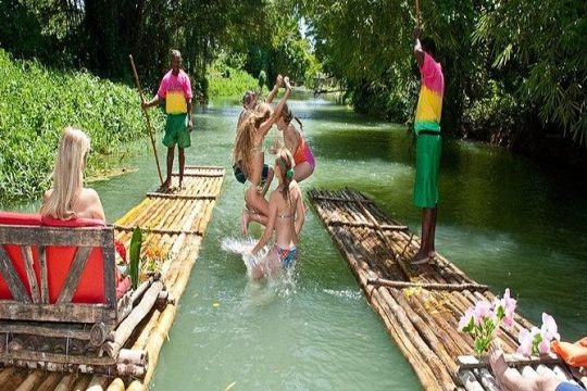 Private Shuttle Transport to Martha Brae River Rafting from Montego Bay