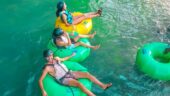 River tubing near Montego Bay