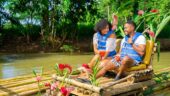 Bamboo rafting