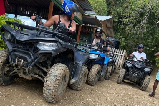 Sugar Cane Mudfest: Guided ATV Safari Jamaican adventure