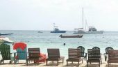 A view of Negril behind the curtains