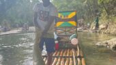 Bamboo rafting 
