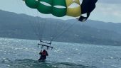 Jet skiing