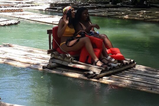 Private Bamboo Rafting along Great River with Pickup