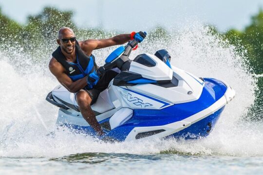 Jetski Water Activity And Beach From Montego Bay