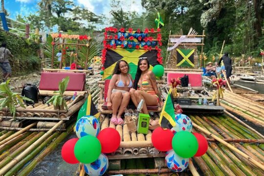 Guided ATV, Bamboo Rafting, and Limestone Massage Tour in Jamaica