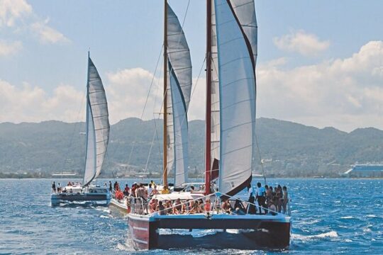 Adults-Only afternoon Catamaran Snorkeling Tour in Montego Bay