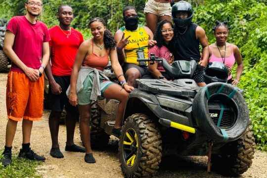 Atv party boat and snorkeling