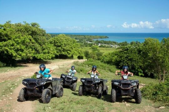 ATV and Bamboo Rafting Adventure with Pick Up from Montego Bay